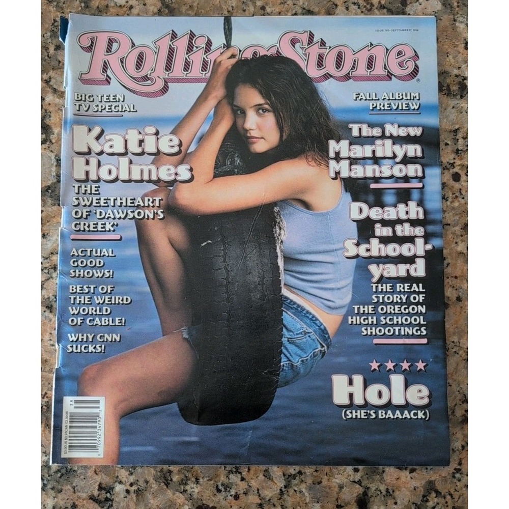 Rolling Stone Magazine - September 17, 1998 - Katie Holmes 90s Y2k
